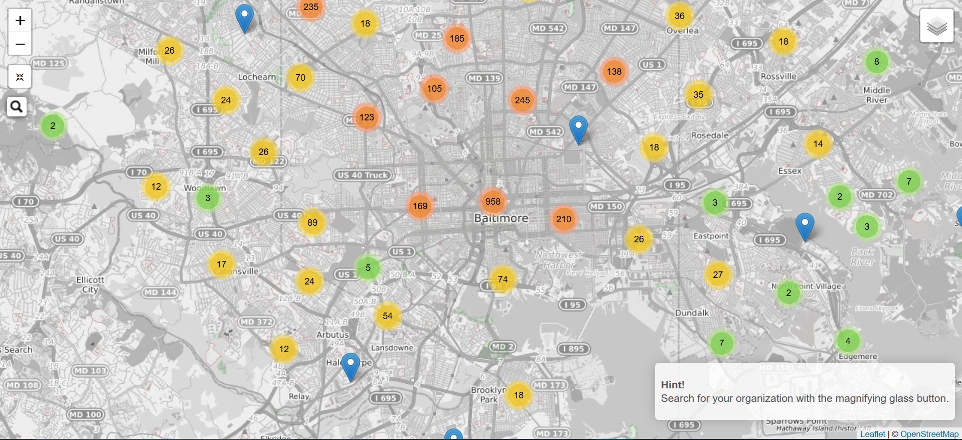 Leaflet is an awesome interactive mapping library, but we needed more from it.